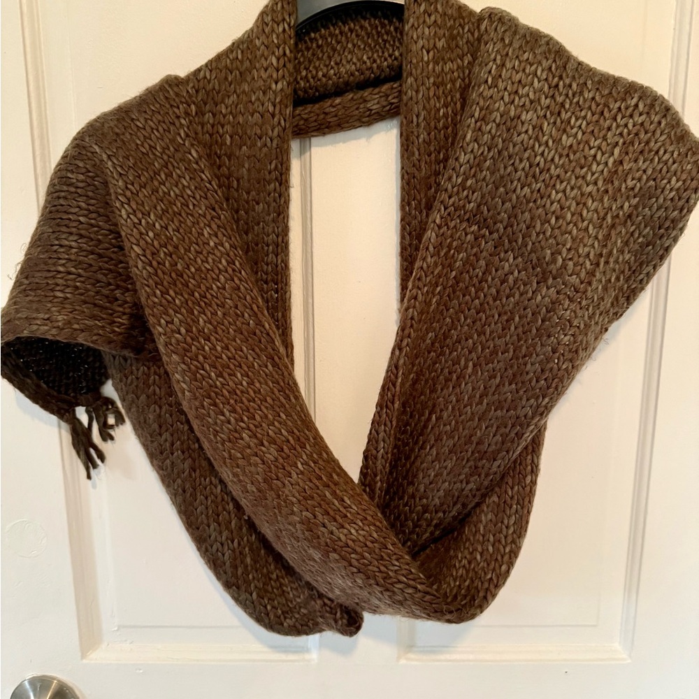 Zara Brown Knit Scarf